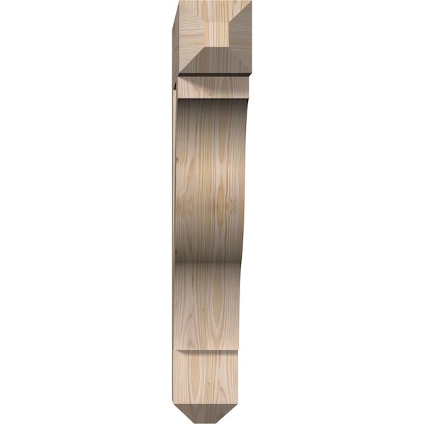 Funston Craftsman Smooth Bracket, Douglas Fir, 5 1/2W X 30D X 34H